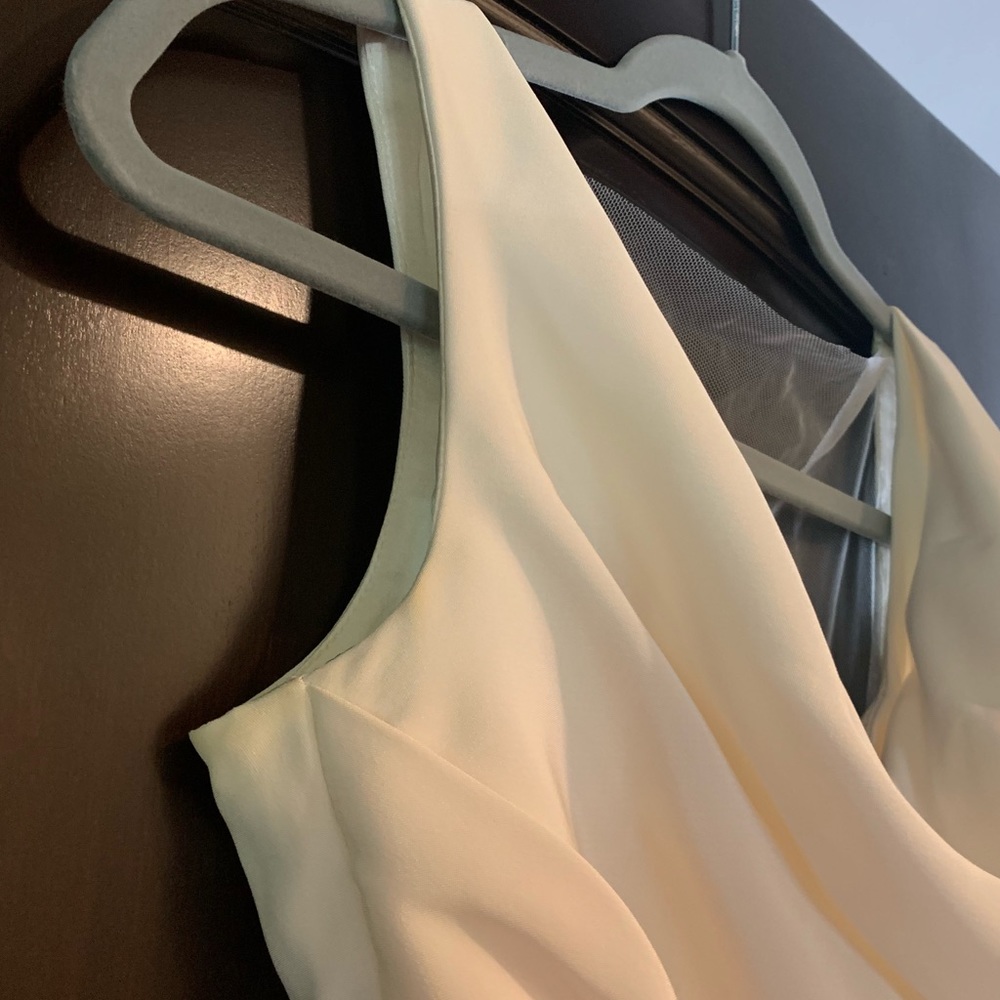 Ines Di Santo chic silk cowl neck wedding dress - Picture 6 of 8